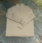 Vintage NOS US Military Issue USGI Polypropylene quarter zip Thermal Shirt Mens Large