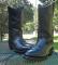 Mens Vintage USA MASON WESTERN Leather Western Boots Union Made Black Ropers Ranch Cowboy Rodeo 8E