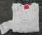 Vintage NOS ISDA crocheted Sweater Drapey V nec Pullover Sweater Juniors XL