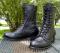 Harley Davidson 10" Leather Biker Boots Black lace up Combat Style Moto Mens size 10