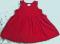 VINTAGE Osh Kosh B'gosh Crimson VELVET Jumper/Dress 100% Cotton Baby Girl 24 mos