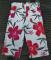 Vintage 90's GUESS Hawaiian Print JAMS Long Floral Bermuda Vented Knee Shorts -Little Girls 4