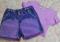 VINTAGE JM Originals NY Denim Short Set Tie-Dyed Rhinstone Shorts/Cropped Top Boutique Outfit Girls 6-6x
