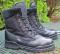 Mens WESTERN CHIEF Boots Black Leather LACE UP tactical Round steel Toe 8D