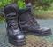 Mens WESTERN CHIEF Boots Black Leather LACE UP tactical Round steel Toe 8D