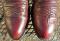 Dan Post El Paso Leather 12" Western Boots Cherry Full grain Cowboy Mens 8D