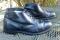 Vintage 1979 Weinbrenner USA Boondocker Boots Black Leather Steel Toe Mens 12.5R