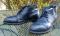 Vintage 1979 Weinbrenner USA Boondocker Boots Black Leather Steel Toe Mens 12.5R