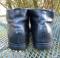 Vintage 1979 Weinbrenner USA Boondocker Boots Black Leather Steel Toe Mens 12.5R