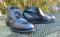 Vintage 1979 Weinbrenner USA Boondocker Boots Black Leather Steel Toe Mens 12.5R