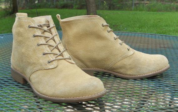 Timberland Earthkeepers Suede Leather Desert Boots laceup tan chukkas Women 8.5