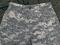 US Military Issue cut- off CARGO Shorts ACU camouflage drawstring SM ASIS