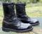 2003 USA Military Issue Black Leather Combat Boots Speed Laces Insulated 11.5R