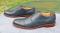 Mens Joseph Abboud Lace Up Leather OXFORDS Captoe Brogue Wingtip Derby Shoes 10