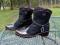 Brighton Brazil Leather Western Shorty Boots 2 color Black Suede/Brown Moc-Croc Womens size 7.5
